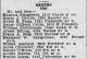 Marilynn Suss, birth announcement